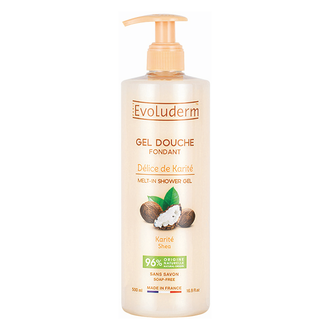 Evoluderm Melt-in Shea Shower Gel