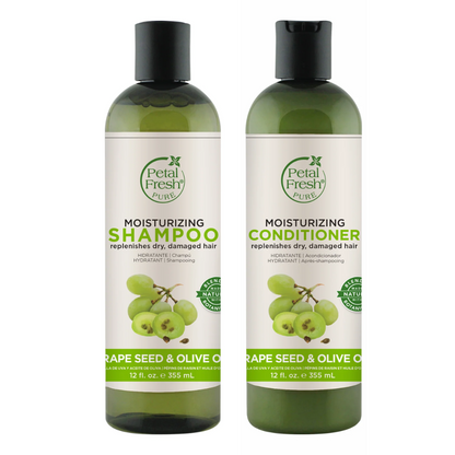 Petal Fresh Moisturizing Grape Seed &amp; Olive Oil Shampoo + Conditioner Combo