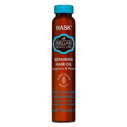 Hair Resq Thickening + Anti‑Dandruff Biotin Shampoo 355ml + Hair Resq Thickening + Anti‑Dandruff Weightless Conditioner 355ml + HASK Argan Oil Repairing Hair Oil 18ml + HASK Argan Oil Repairing Deep Conditioner 50g (Combo of 4 Pcs)