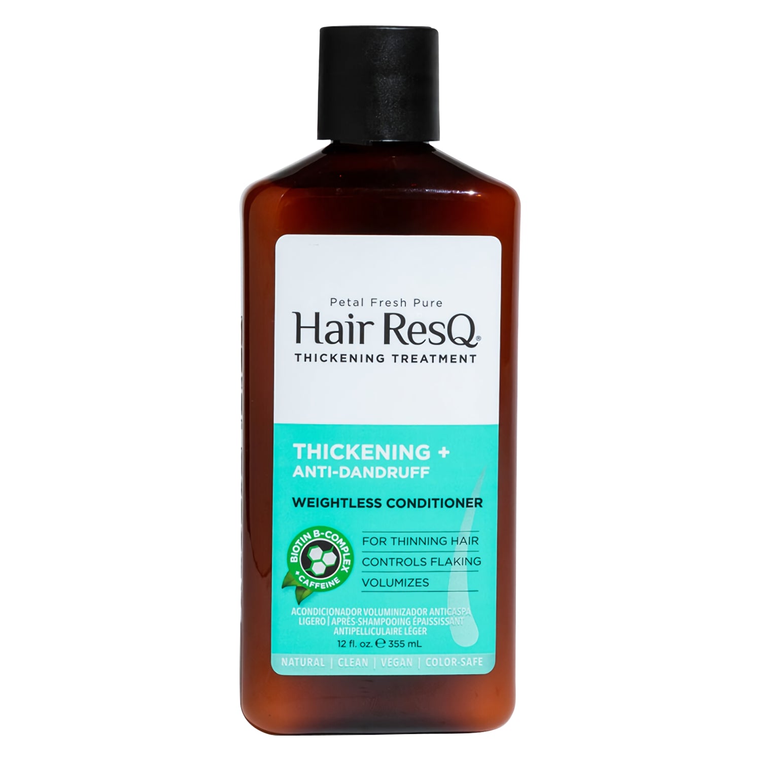 Hair Resq Thickening + Anti‑Dandruff Biotin Shampoo 355ml + Hair Resq Thickening + Anti‑Dandruff Weightless Conditioner 355ml + HASK Argan Oil Repairing Hair Oil 18ml + HASK Argan Oil Repairing Deep Conditioner 50g (Combo of 4 Pcs)
