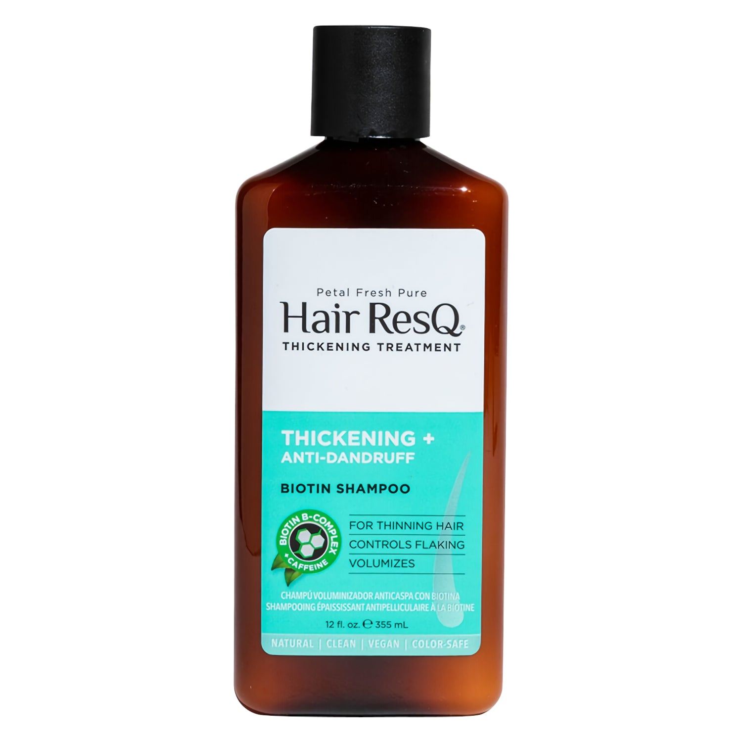 Hair Resq Thickening + Anti‑Dandruff Biotin Shampoo 355ml + Hair Resq Thickening + Anti‑Dandruff Weightless Conditioner 355ml + HASK Argan Oil Repairing Hair Oil 18ml + HASK Argan Oil Repairing Deep Conditioner 50g (Combo of 4 Pcs)