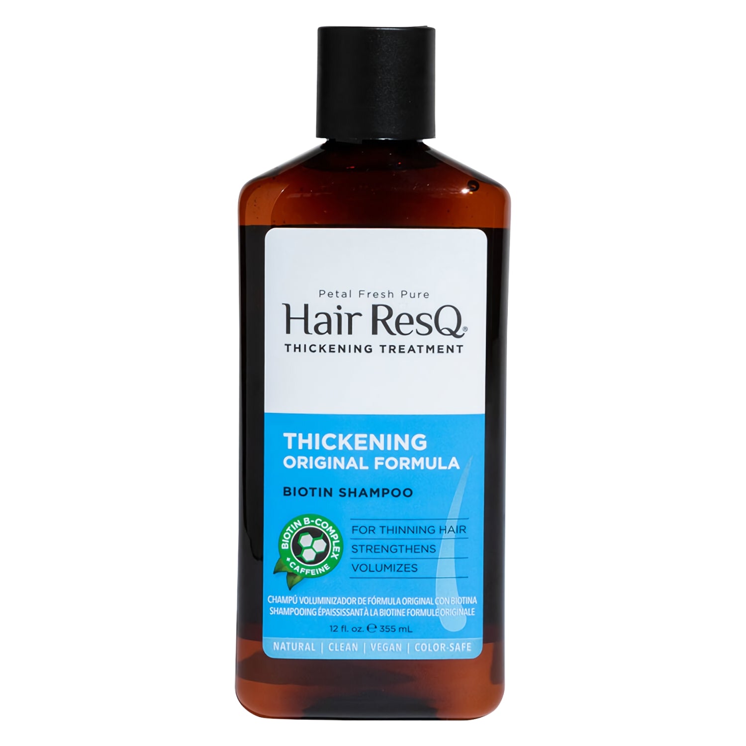 Hair Resq Original Formula Thickening Shampoo 355ml + Thickening Conditioner + HASK Argan Oil Repairing Deep Conditioner 50g + HASK Argan Oil 18ml Vial (4pc Combo Set)