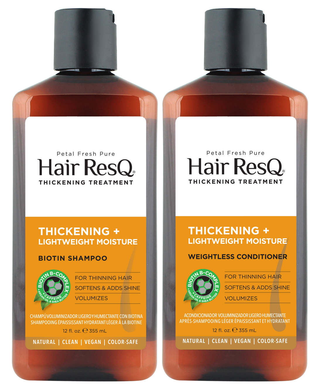 Hair ResQ Thickening Dry Hair Shampoo + Conditioner Combo