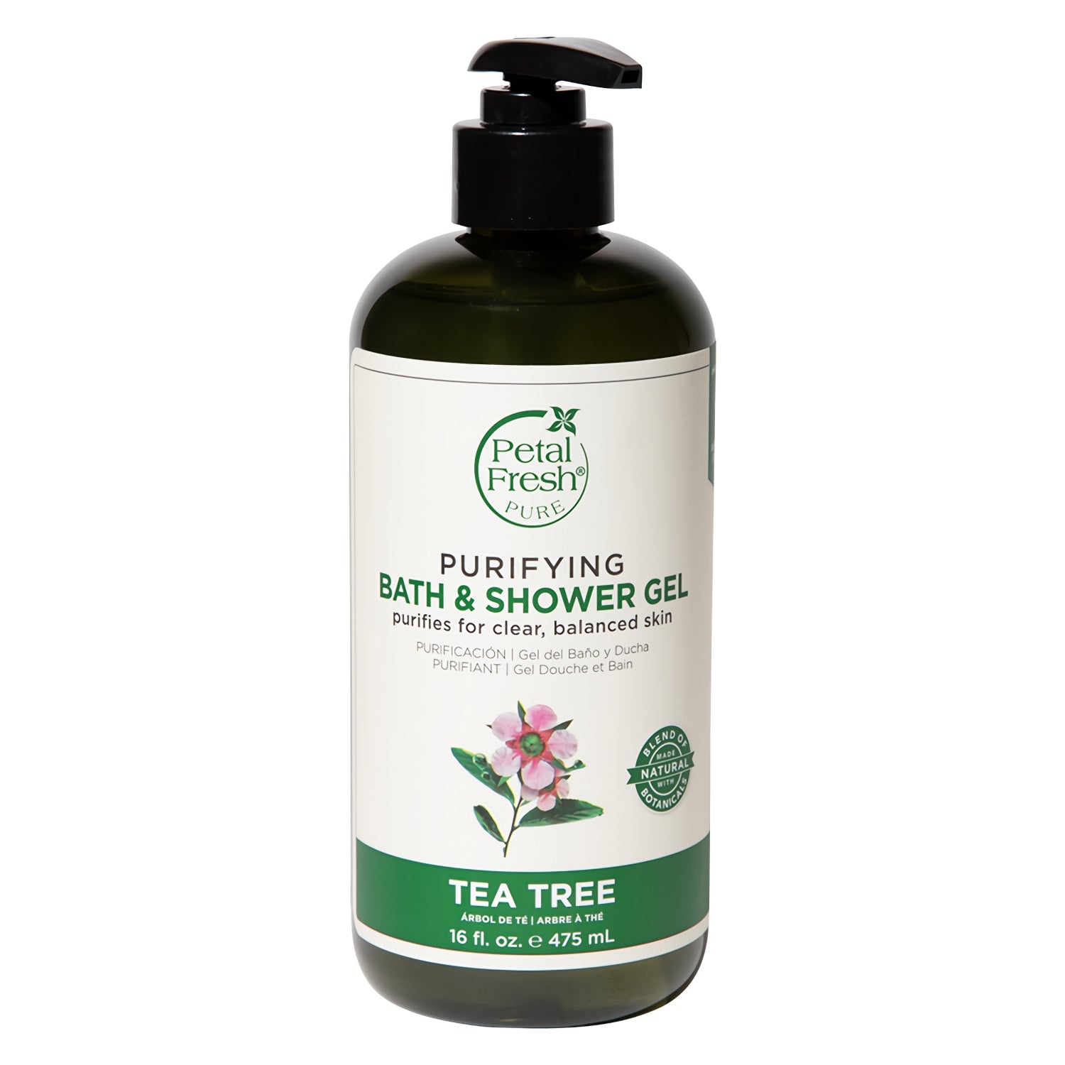 Petal Fresh Pure Bath &amp; Shower Gel Rosemary &amp; Mint 475ml + Petal Fresh Pure Bath &amp; Shower Gel Tea Tree 475ml + Evoluderm Micellar Cleansing Water for Dry &amp; Sensitive Skin 250ml (3pc Combo Pack)