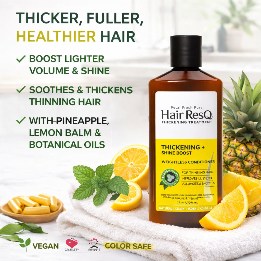 Petal Fresh Hair ResQ Thickening + Shine Boost Conditioner 355ml