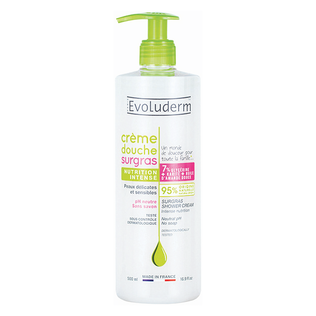 Evoluderm Intense Nutrition Surgras Shower Cream