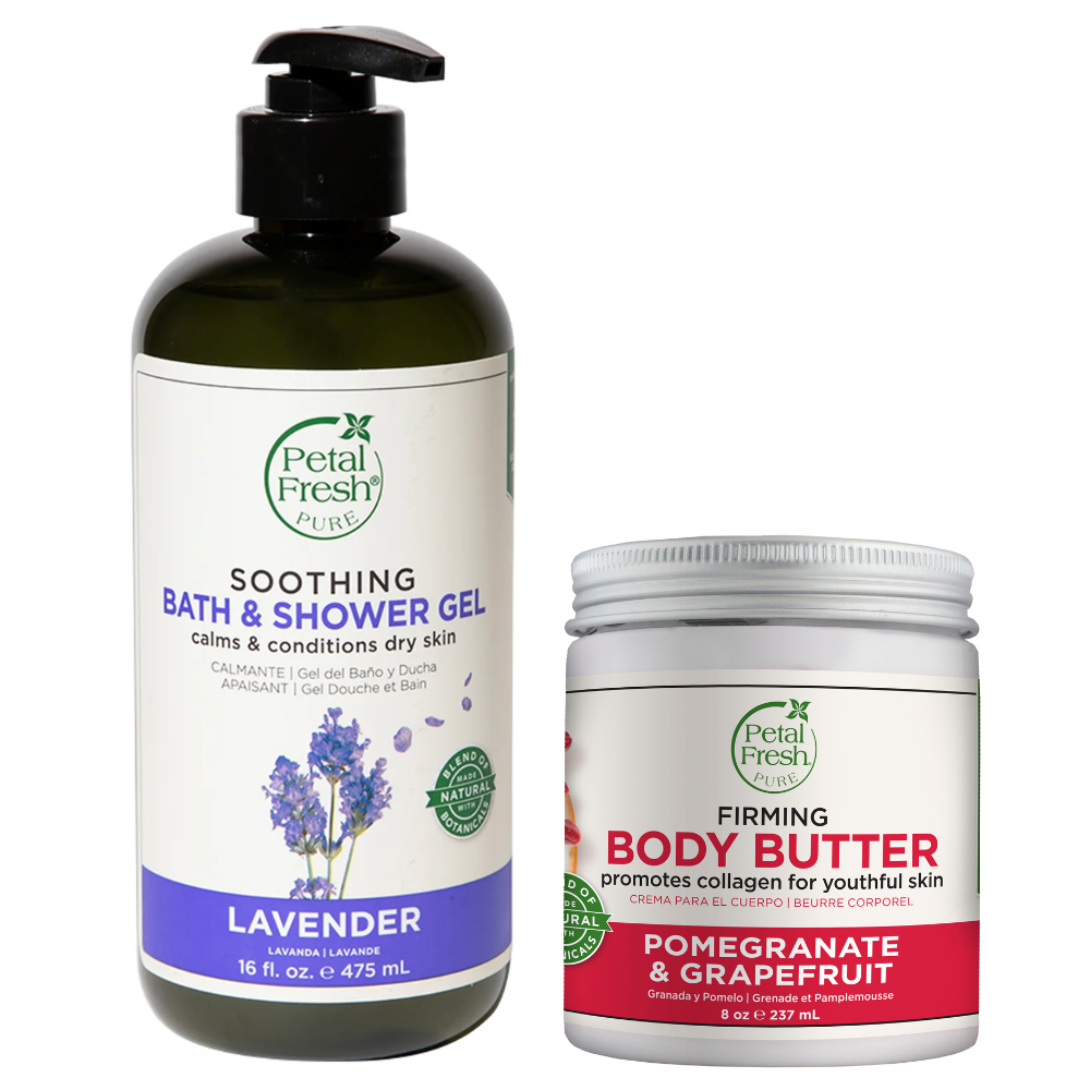 Petal Fresh Lavender Shower Gel & Firming Body Butter Combo