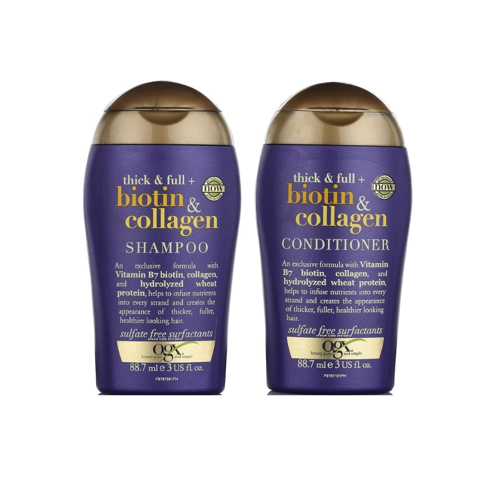 OGX Thick & Full Biotin & Collagen Shampoo + Conditioner Combo