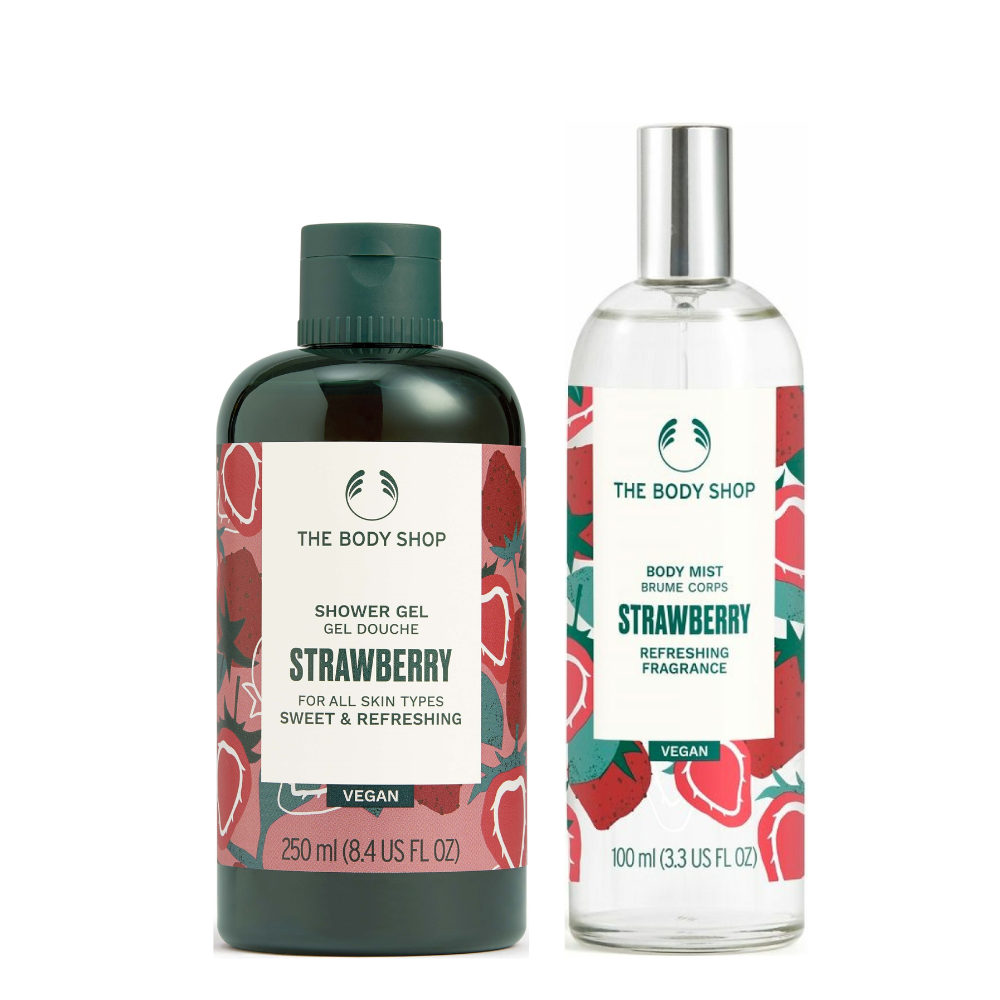 Strawberry Shower Gel + Body Mist Combo