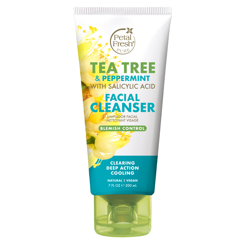 Petal Fresh Tea Tree &amp; Peppermint Facial Cleanser with Salicylic Acid