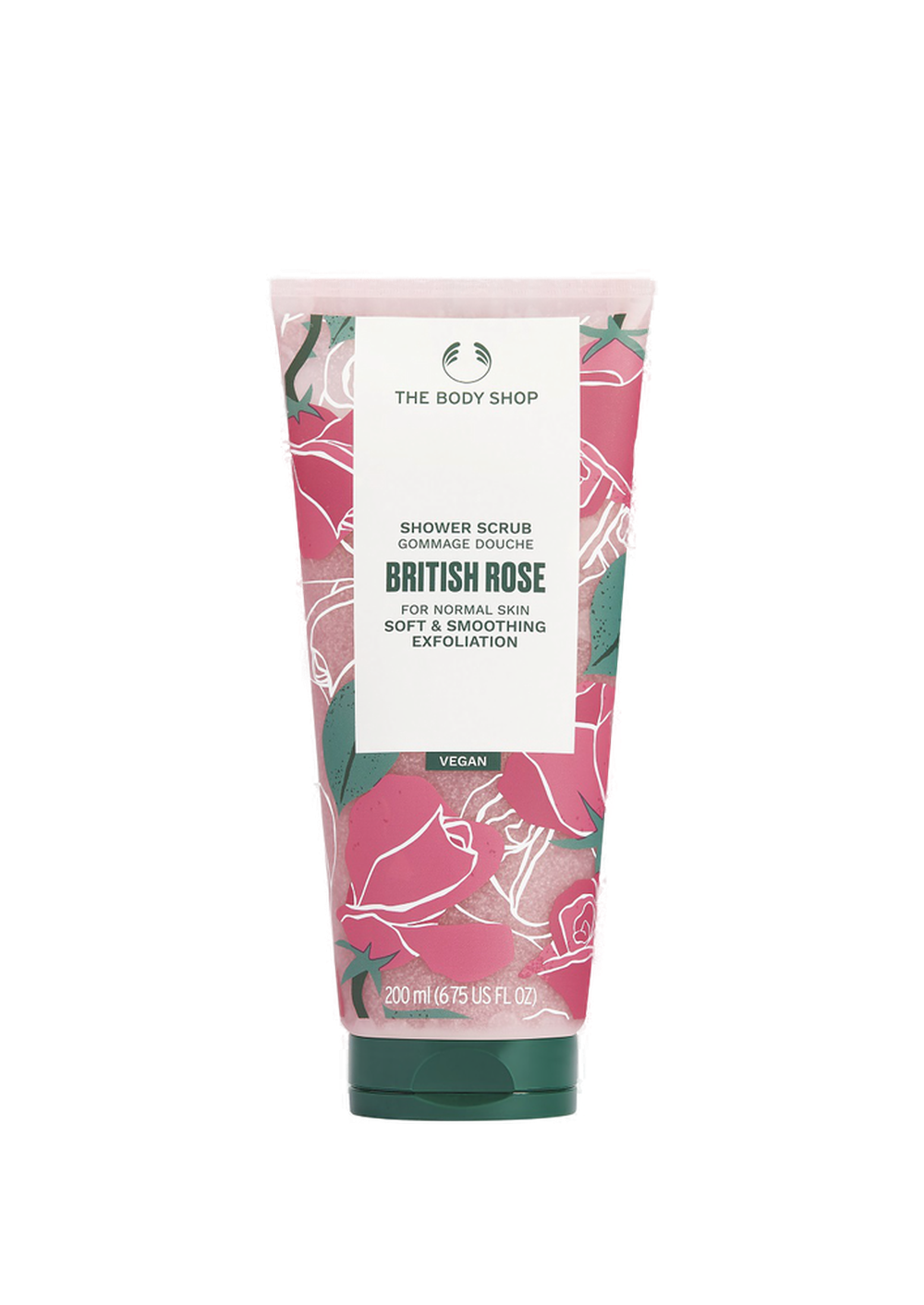 British Rose Shower Scrub