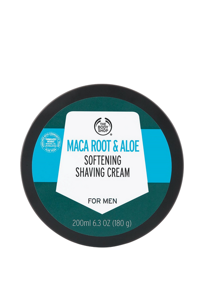 Maca Root &amp; Aloe Softening Shaving Cream For Men
