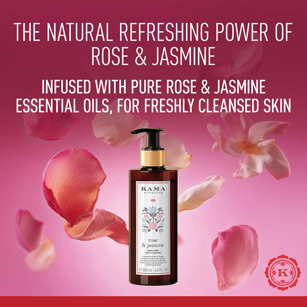 Rose &amp; Jasmine Hand &amp; Body Gentle Cleanser (200ml)