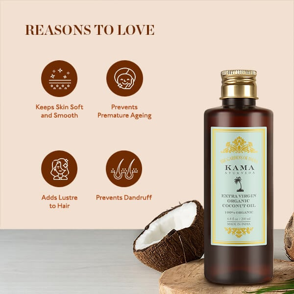 Extra Virgin Organic Coconut Oil (200ml)