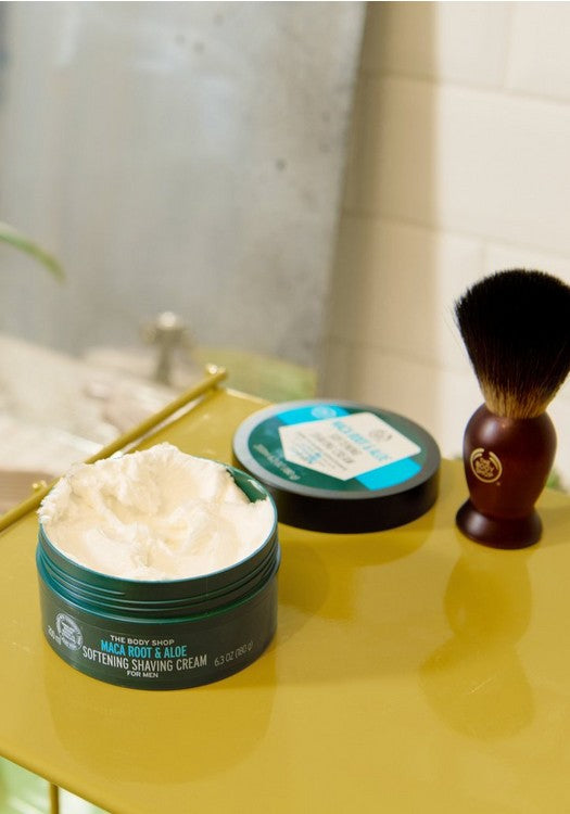 Maca Root &amp; Aloe Softening Shaving Cream For Men