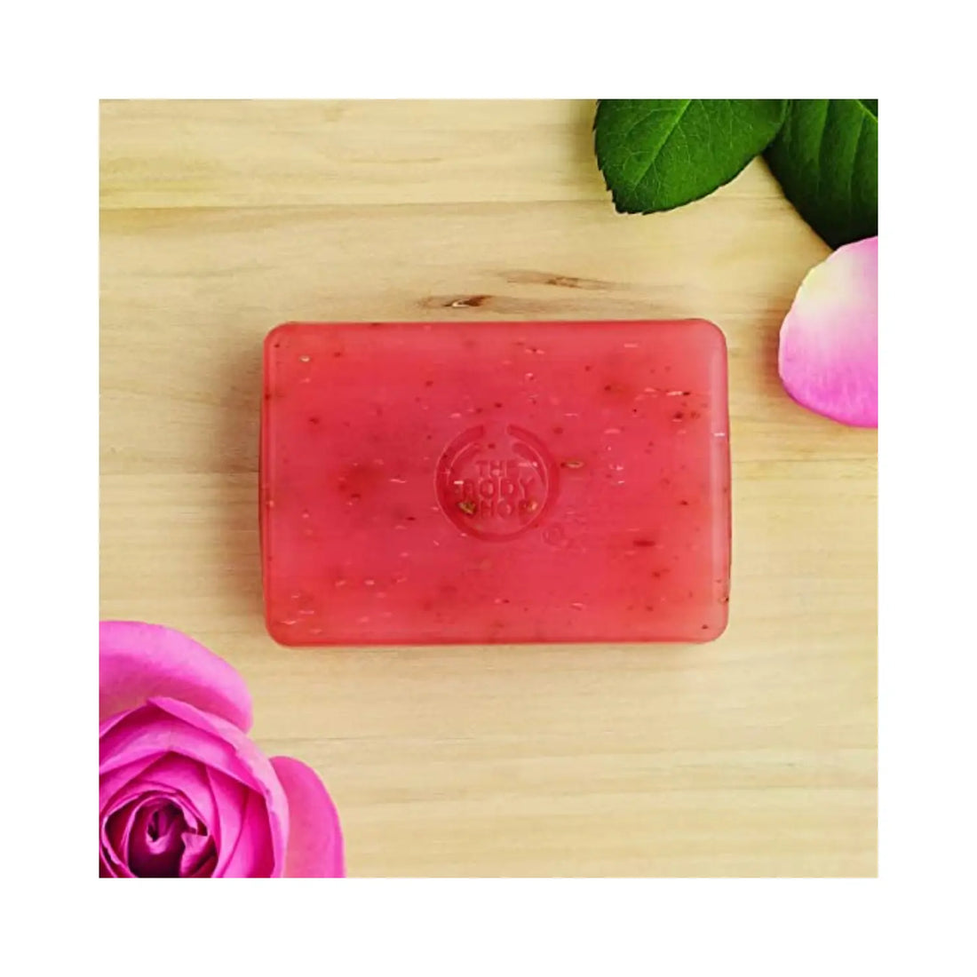 Body Shop British Rose Exfoliating Soap