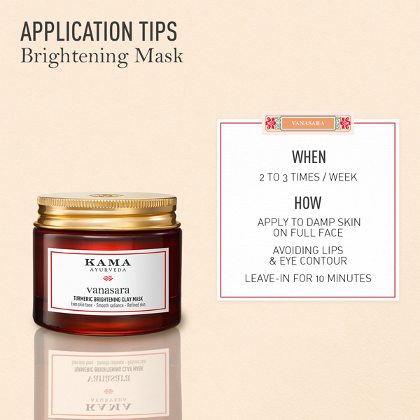 Vanasara Turmeric Brightening Clay Mask (50ml)